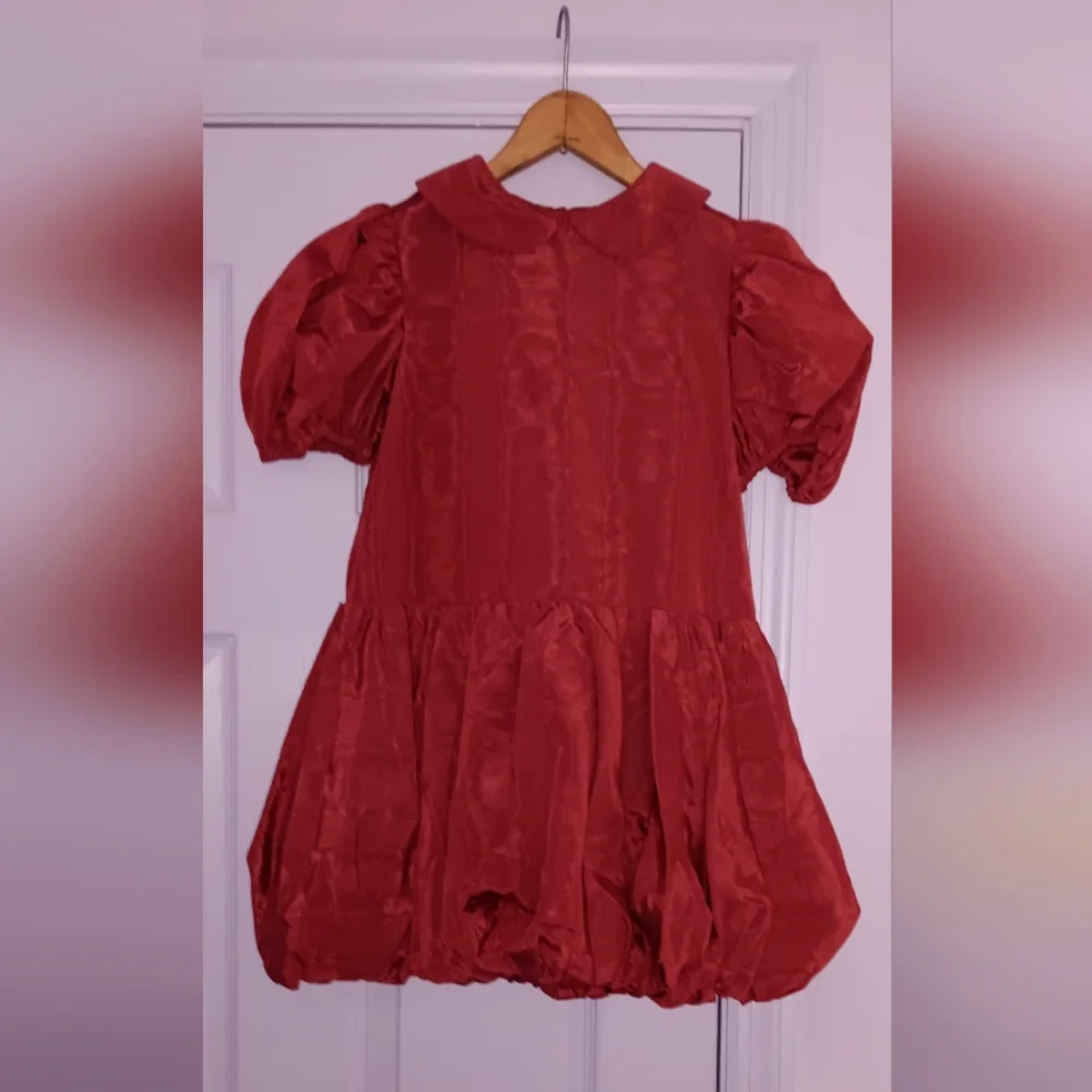 ♥️HP! Girls Vtg. Red 2 Piece Matching Set - Dress Tunic & Bottoms
